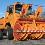 High speed snow blowers