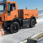 Self propelled single engine snow blowers